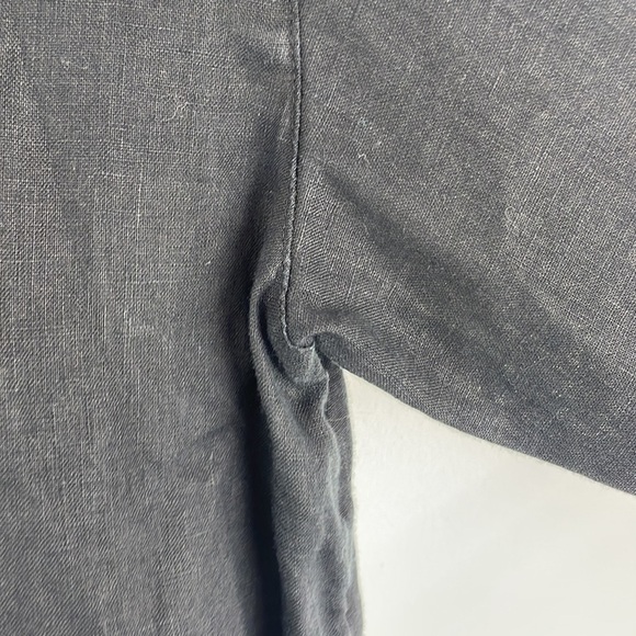 J Jill Love Linen Long Sleeve Button Front Shirt Sz S - Picture 8 of 9